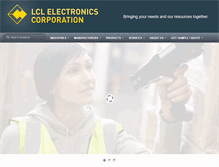 Tablet Screenshot of lclelectronics.com