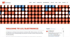Desktop Screenshot of lclelectronics.co.uk